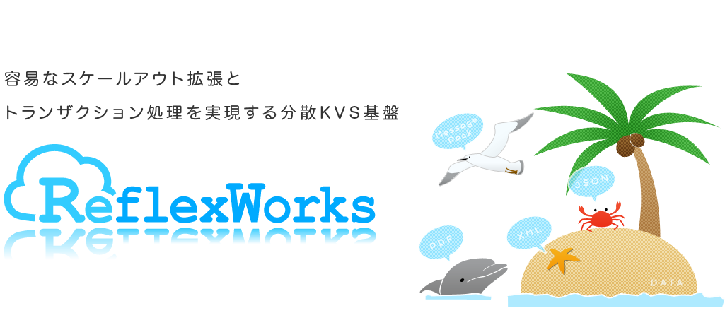 ReflexWorks（リフレックスワークス） - 容易なスケールアウト拡張とトランザクション処理を実現する分散KVS基盤